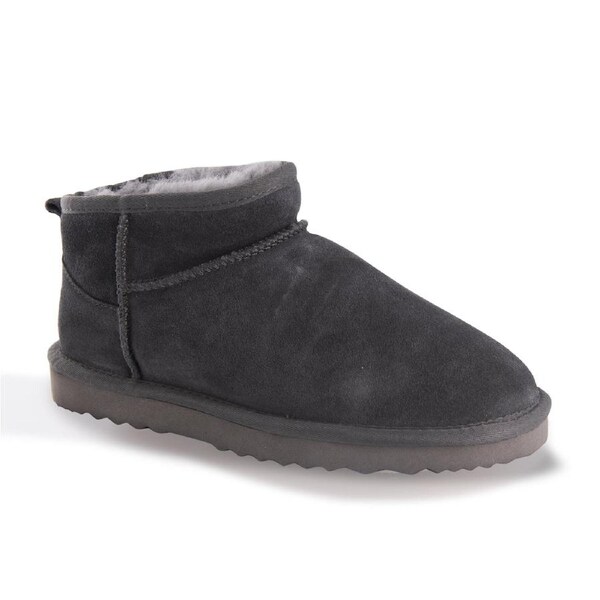 AUS WOOLI Sheepskin Classic Ultra Mini Boot - Grey AU WOMEN 7/AU MEN 5