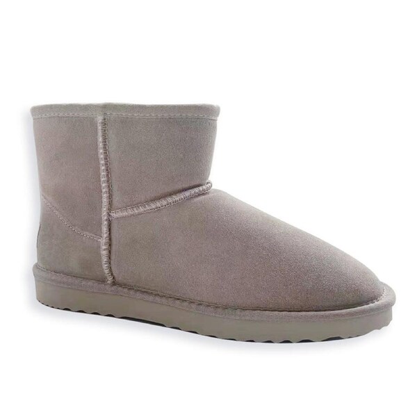 AUS WOOLI UGG Bondi Sheepskin Short Ankle Boots In Light Grey AU WOMEN 8/AU MEN 6 / LIGHT GREY