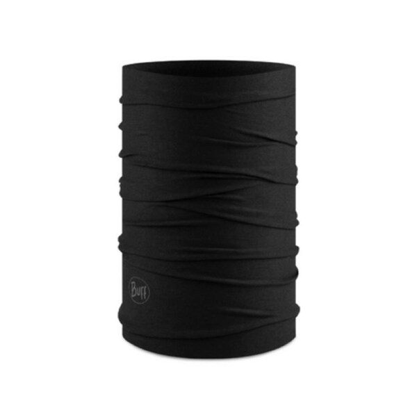 Buff Original EcoStretch Neckwear Multifunction Tube Scarf UPF50 Solid Black