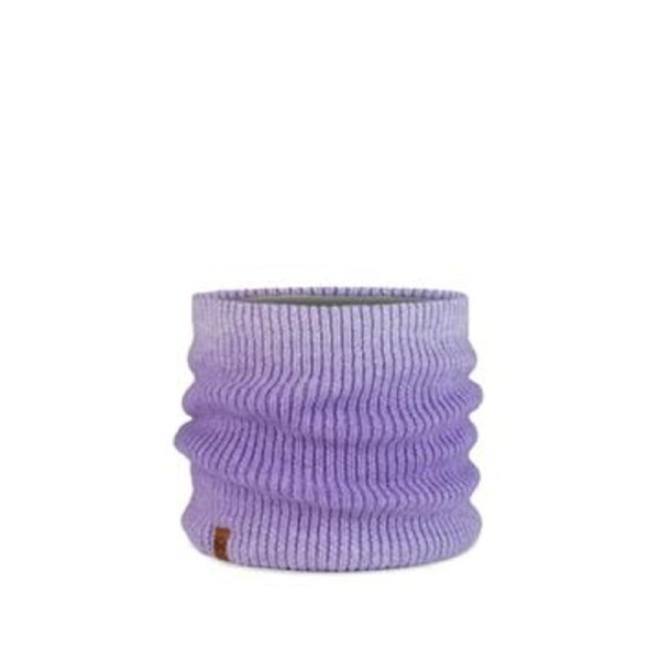 Buff Rutger Knitted Neck Warmer Fleece Lined Winter Scarf Adult Marin Lavender