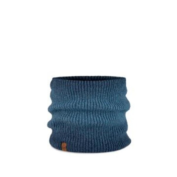 Buff Rutger Knitted Neck Warmer Fleece Lined Winter Scarf Adult Marin Denim