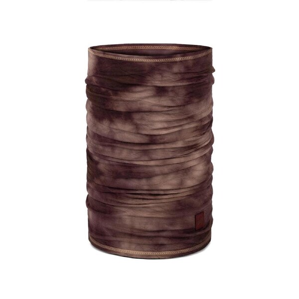 Buff Merino Wool Neckwear Lightweight Multifunction Scarf Natural Tye Dye Burgundy