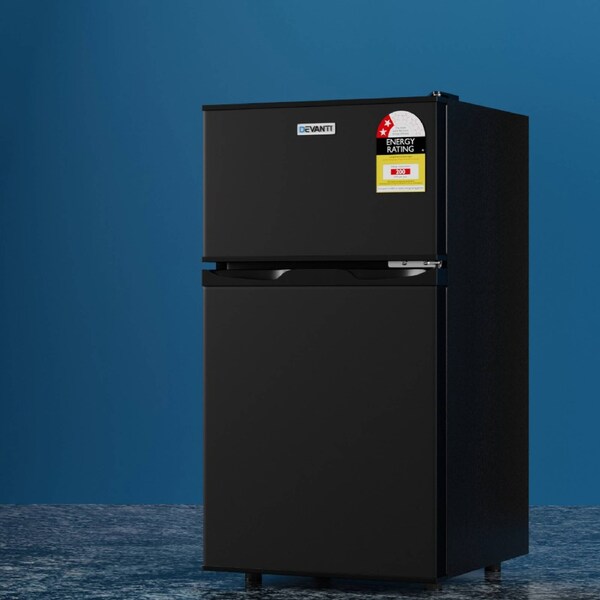 Devanti Bar Fridge Mini Freezer Portable Refrigerator Small Fridge Wine 48/70/85/95L 85L / Black