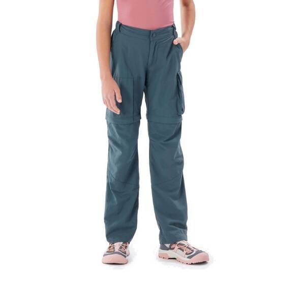 Quechua Junior Convertible Hiking Trousers, Mh500 Blue 12-13 Years / 151-160 cm / Blue