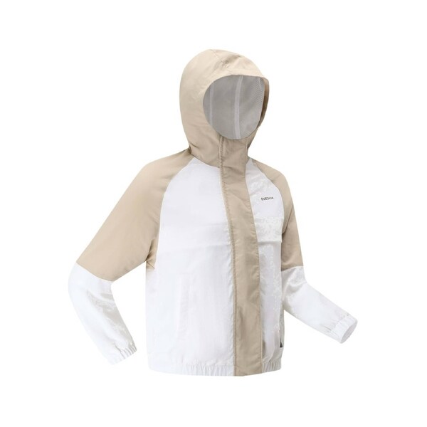 Quechua Kid Hiking Jacket Mh100 Linen 113-122cm 5-6Y / Beige/White