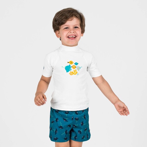 Decathlon Baby / Kids’ Swim Shorts Manta Dark Blue 12 Months / 73-75cm / Blue