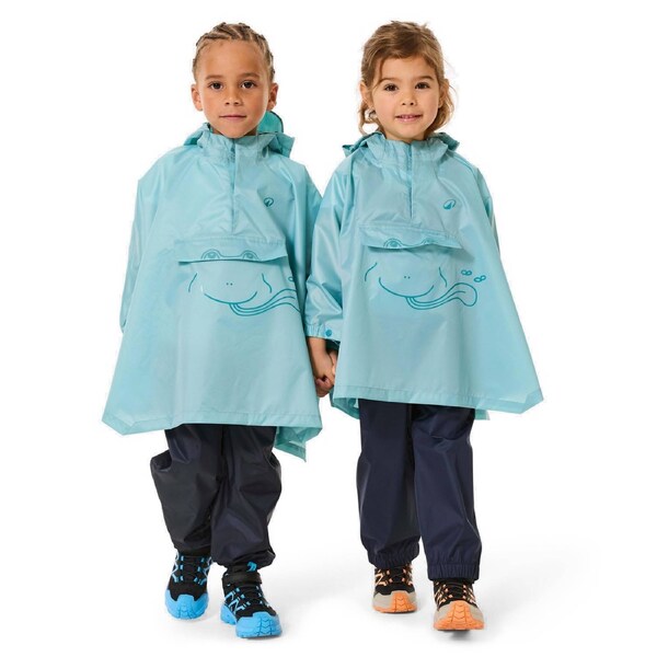 Quechua Kids’ Waterproof Hiking Poncho Mh100 Blue 103-122cm 4-6Y / Blue