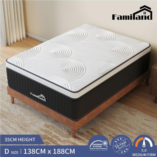 Familand Mattress in Grey Double
