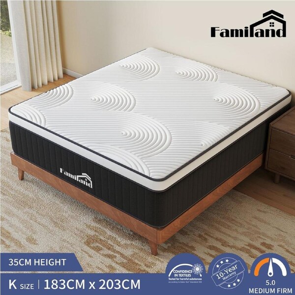 Familand Mattress in Grey King