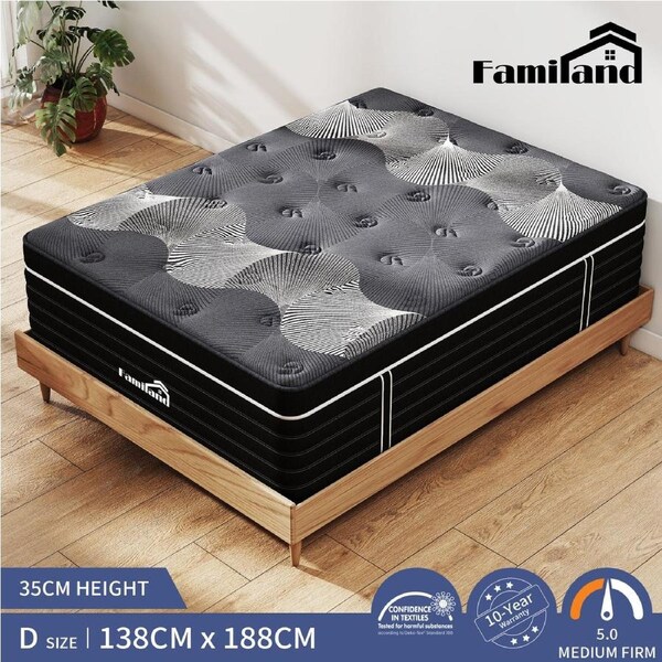 Familand Bamboo charcoal Foam Mattress Double
