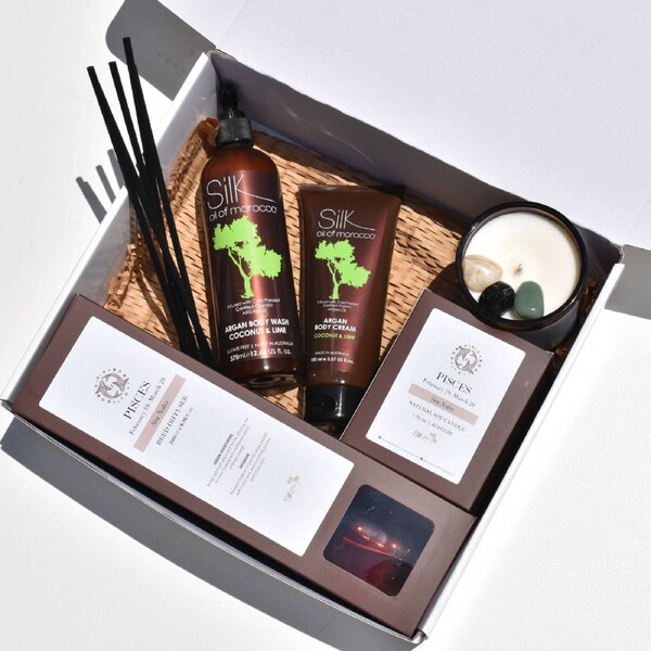 Silk Oil of Morocco - Zodiac Gift Hamper pisces
