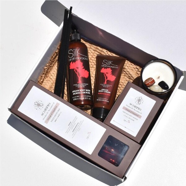 Silk Oil of Morocco - Zodiac Gift Hamper scorpio