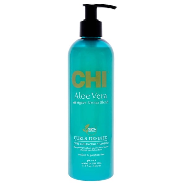 Aloe Vera Curl Enhancing Shampoo by CHI for Unisex - 11.5 oz Shampoo 11.5 oz