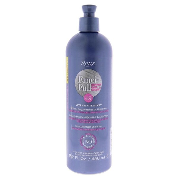 Fanci-Full Rinse Instant Hair Color - 49 Ultra White Minx by Roux for Unisex - 15.2 oz Hair Color 15.2 oz