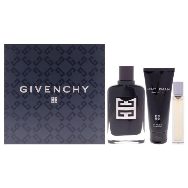 Givenchy Gentleman Society by Givenchy for Men - 3 Pc Gift Set 3.3oz EDP Spray, 0.42oz EDP Spray, 2.5oz Shower Gel 3 Pc Gift Set