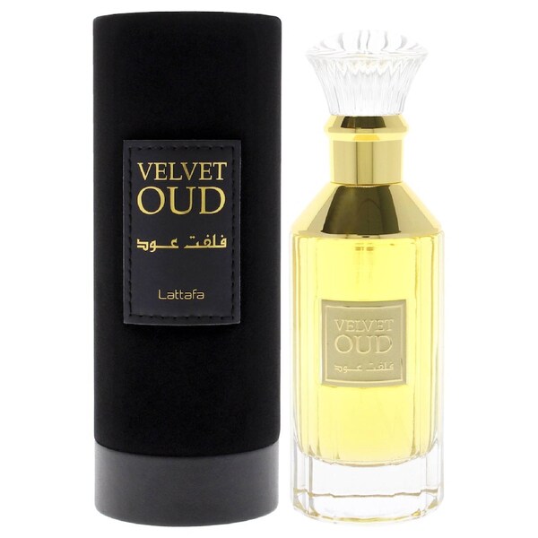 Lattafa Velvet Oud by Lattafa for Unisex - 3.4 oz EDP Spray 3.4 oz