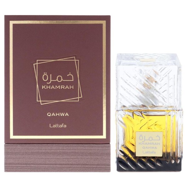 Lattafa Khamrah Qahwa by Lattafa for Unisex - 3.4 oz EDP Spray 3.4 oz