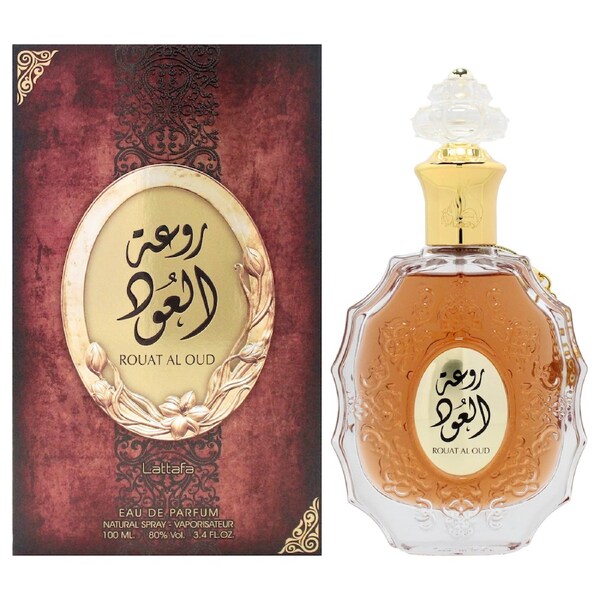 Lattafa Rouat Al Oud by Lattafa for Unisex - 3.4 oz EDP Spray 3.4 oz