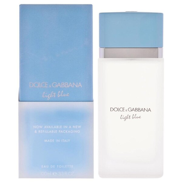 Dolce & Gabbana Light Blue by Dolce and Gabbana for Women - 3.3 oz EDT Spray (Refillable) 3.3 oz