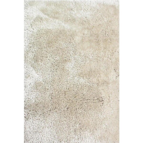 Cyrus Rugs Los Angeles Plain Shaggy Rug - 103 Ivory 210x150cm 210x150cm