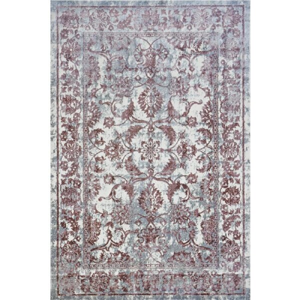 Cyrus Rugs Toronto Contemporary Floral Rug - 102 Red 235x160cm 235x160cm