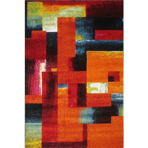 Cyrus Rugs Esatto Abstract Brush strokes Rug - 103 Multicolours 220x150cm 220x150cm