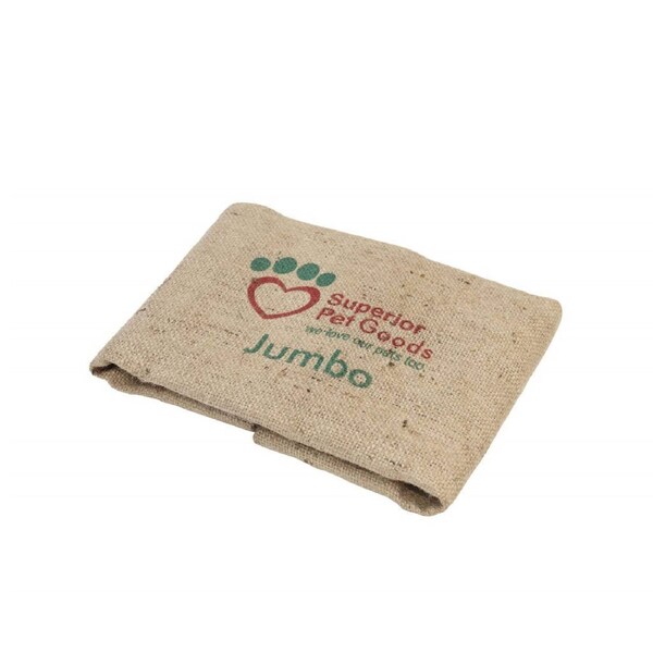 Superior Pet Goods Fitted Hessian Dog Bed Cover Jumbo