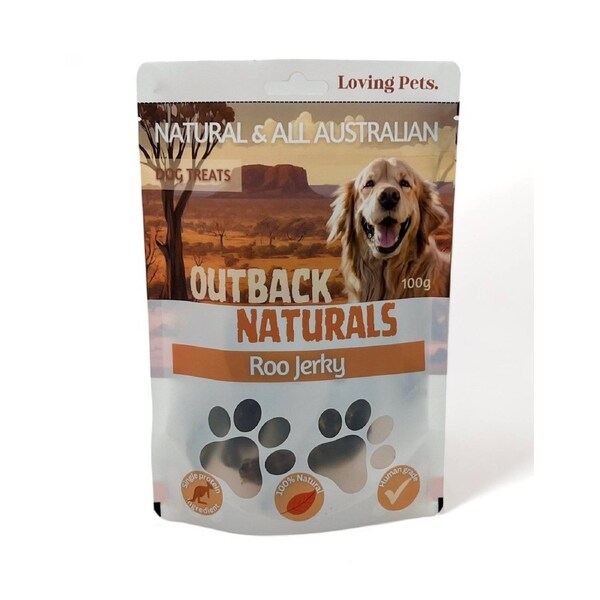 Loving Pets Roo Jerky Dog Treats 100gm 100g