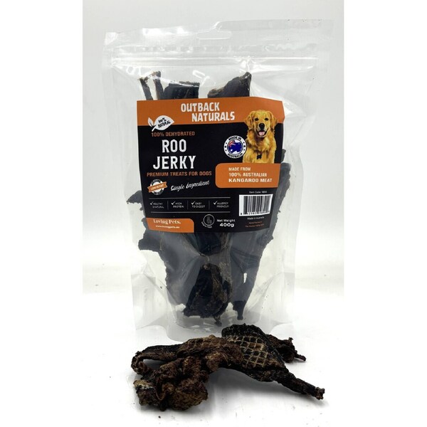 Loving Pets Roo Jerky Dog Treats 100gm 400g