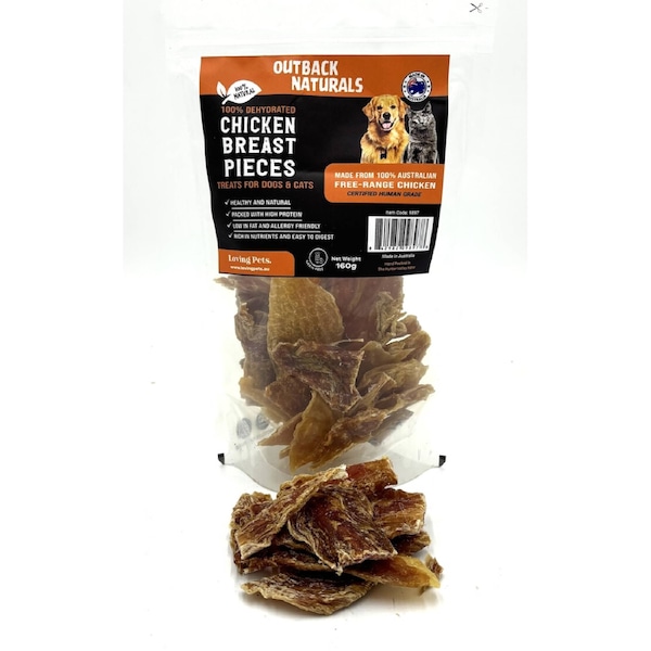 Loving Pets Chicken Breast Pieces Dogs & Cats 160g