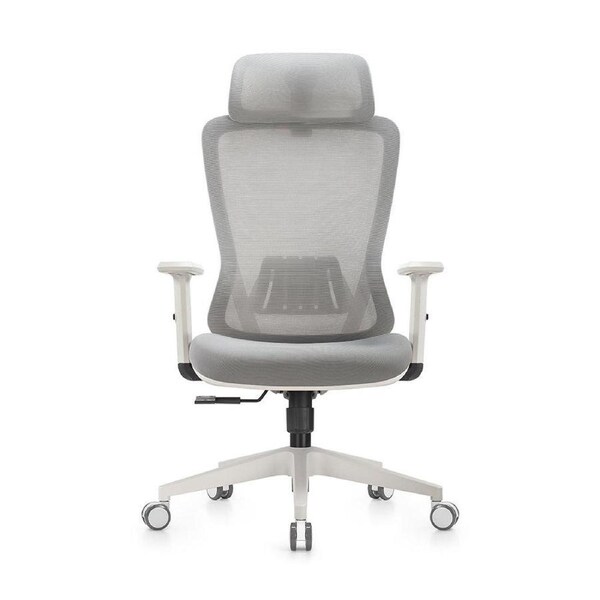 Shappa A7 High Back Ergonomic Chair(Grey) Grey