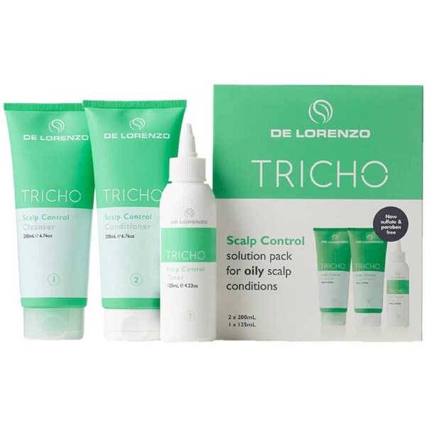 De Lorenzo Scalp Control Trio Pack 2x200ml & 125ml 2 x 200mL & 125mL