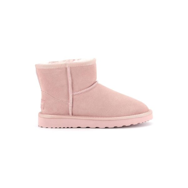 AUS WOOLI UGG Bondi Sheepskin Short Ankle Boots In Pale Pink AU WOMEN 10/AU MEN 8