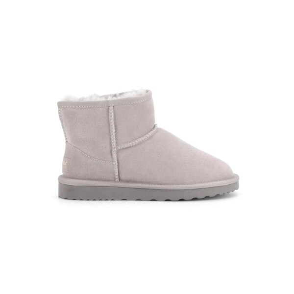 AUS WOOLI UGG Bondi Sheepskin Short Ankle Boots In Light Grey AU WOMEN 8/AU MEN 6