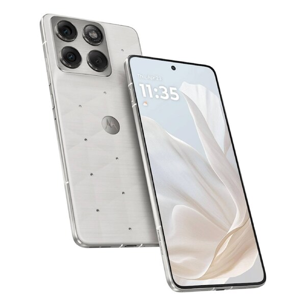 Motorola Edge 70 5G (Dual Sim, 512GB/8GB, 6.67'') - Cloud Dancer Swarovski Edition White