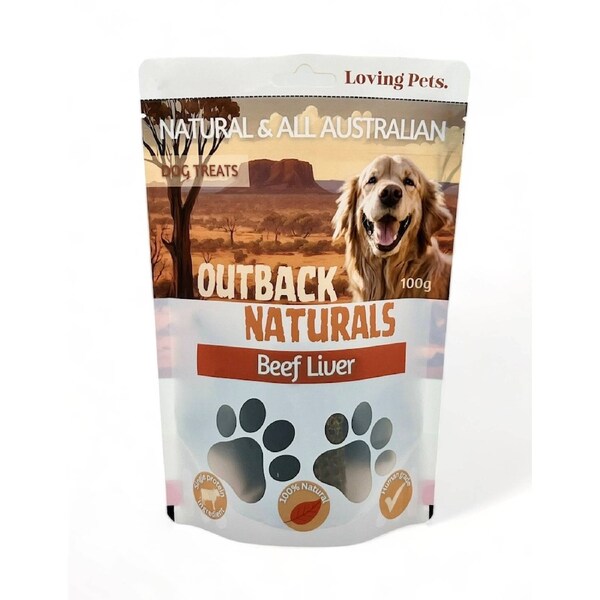Loving Pets Beef Liver Dog Treats 100gm 100g