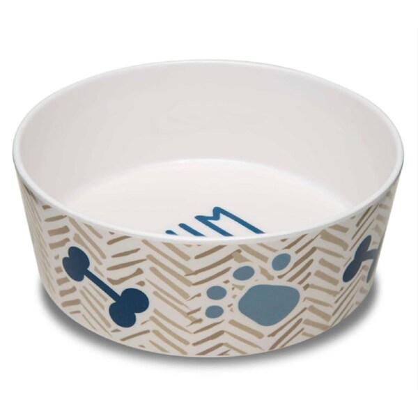 Loving Pets Dolce Moderna 'Yum Chevron' Bowl L