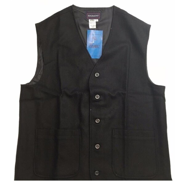 Edgemont Wool Viscose Vest Plain Woolen Winter Warm Jacket S