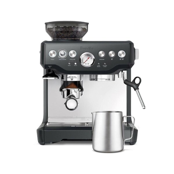 Breville Barista Express Manual Coffee Machine With Grinder BES870CHR - Charcoal Black