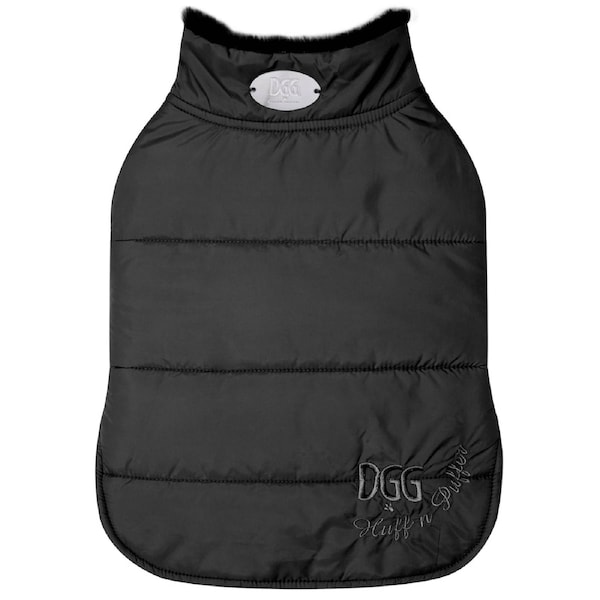 DGG Puffer Dog Jumper Black Medium / Black