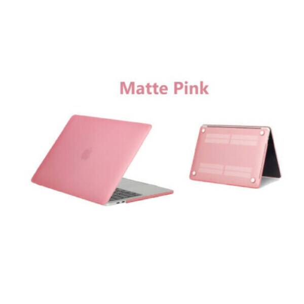 Apple Macbook Air 13" A2337 (M1, 2020) Protective Hard Case+Keyboard Cover Matte Pink