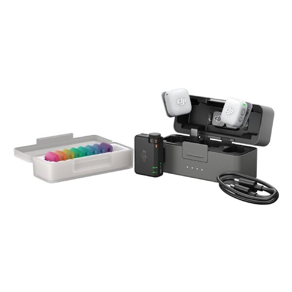 DJI Mic Mini 2 (2 TX + 1 RX + Charging Case) Black