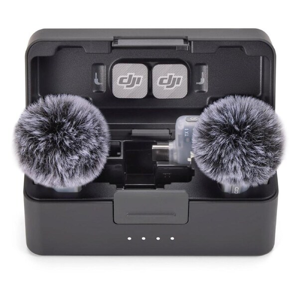 DJI Mic Mini 2 (2 TX + 1 Mobile RX + Charging Case) Black
