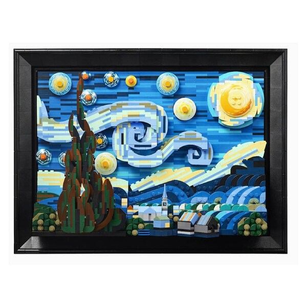 LEGO Ideas Vincent Van Gogh The Starry Night (21333) Black