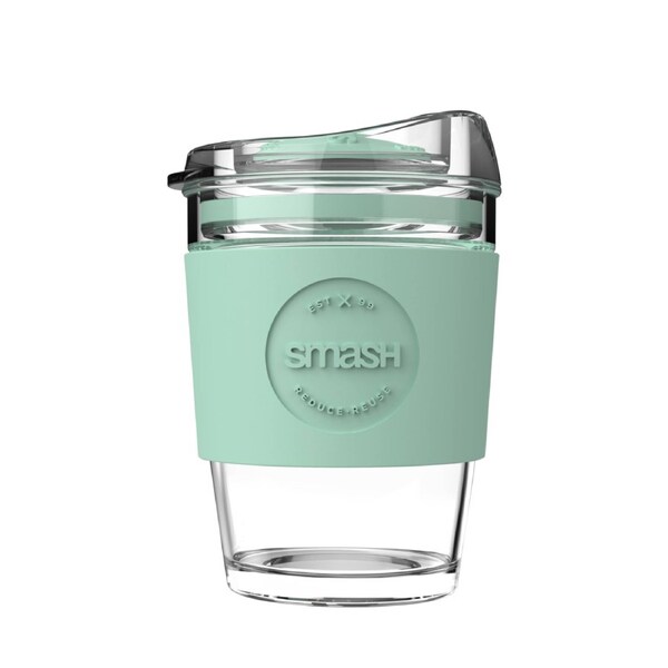 Smash: OG Glass Coffee Cup - 340ML - Moss Moss / 340ML