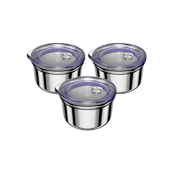 Smash: Snack & Dip Container - 3x 60ML - Lilac Lilac / 60ML