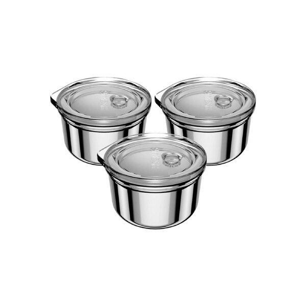 Smash: Snack & Dip Container - 3x 60ML - White White / 60ML