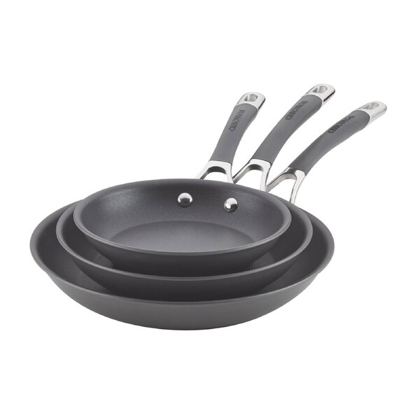 Circulon Radiance Nonstick Skillet Triple Pack 22/25/31cm Black