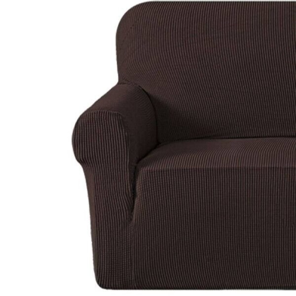 Super Stretch Sofa Slip Covers Couch Cover Lounge Covers Sofa Covers Slipcovers Brown / One Seater