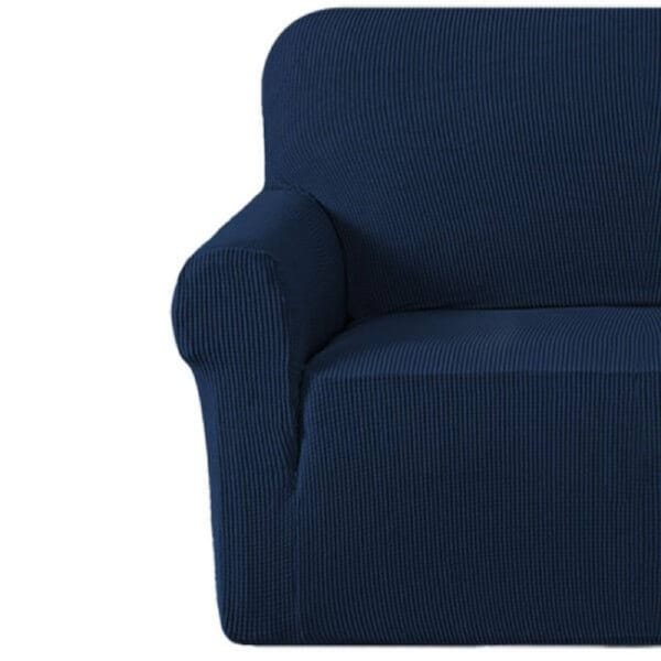 Super Stretch Sofa Slip Covers Couch Cover Lounge Covers Sofa Covers Slipcovers Navy / One Seater